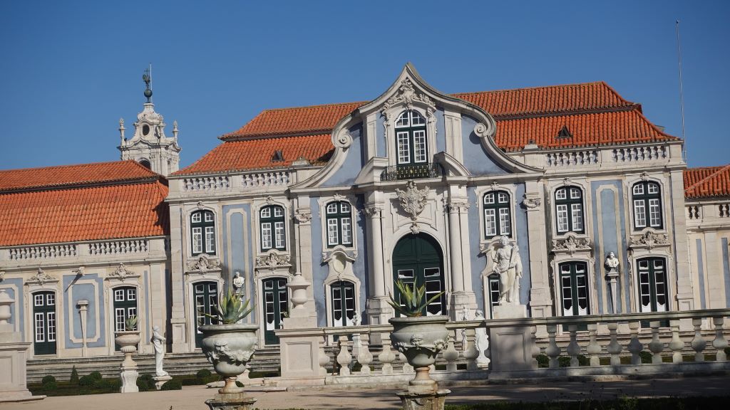 Ansichten des National Palastes von Queluz