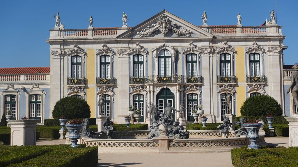 Ansichten des National Palastes von Queluz
