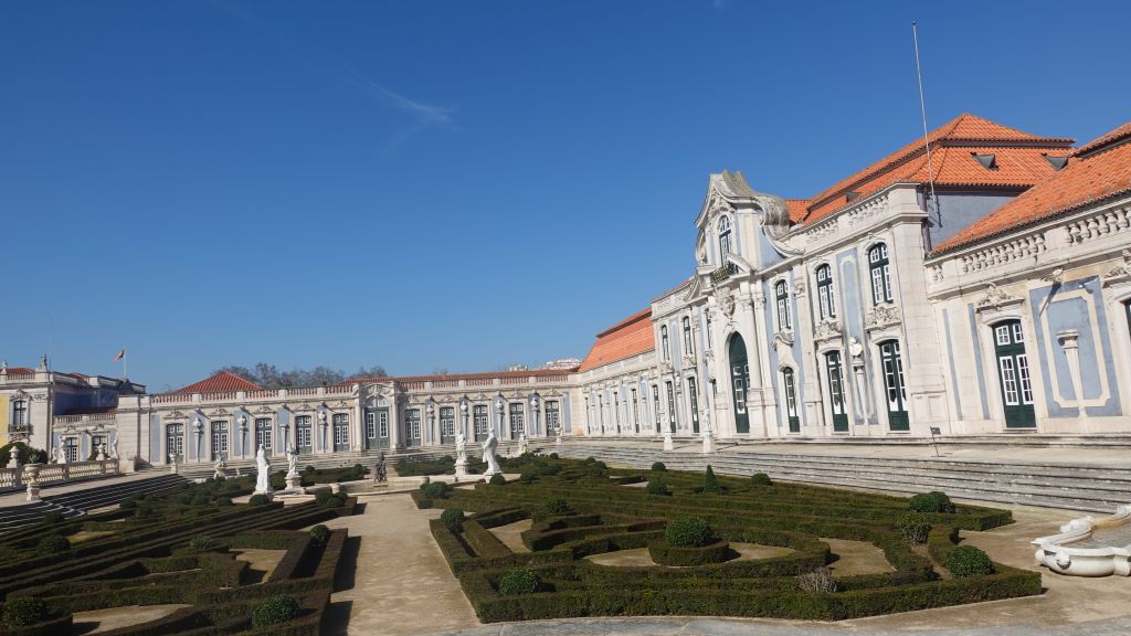 Ansichten des National Palastes von Queluz