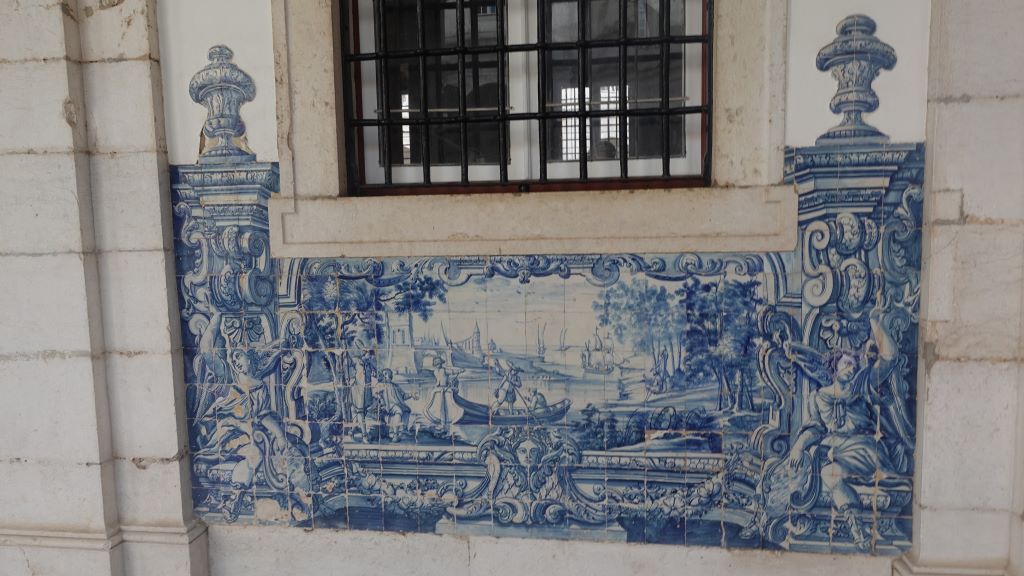 Weltweit größter Azulejos- (Fliesen) Bestand im Kloster Sᾶo Vicente de Fora in Lissabon