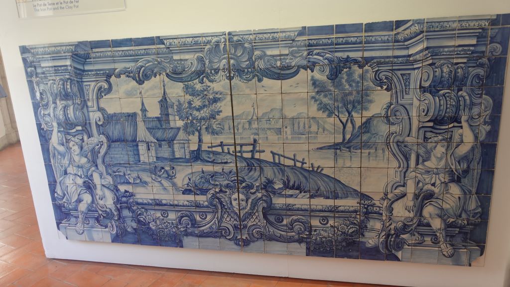 Weltweit größter Azulejos- (Fliesen) Bestand im Kloster Sᾶo Vicente de Fora in Lissabon