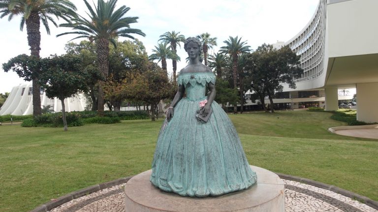 Bronzestatue von Kaiserin Sisi auf Madeira