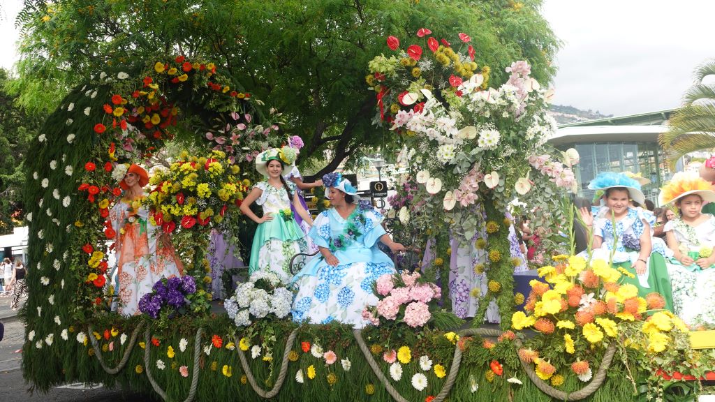 Weltweit bekannter Blumencorso