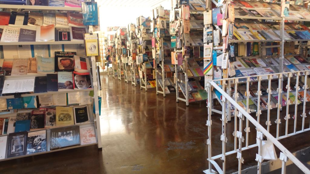Blick in die Bücherregale