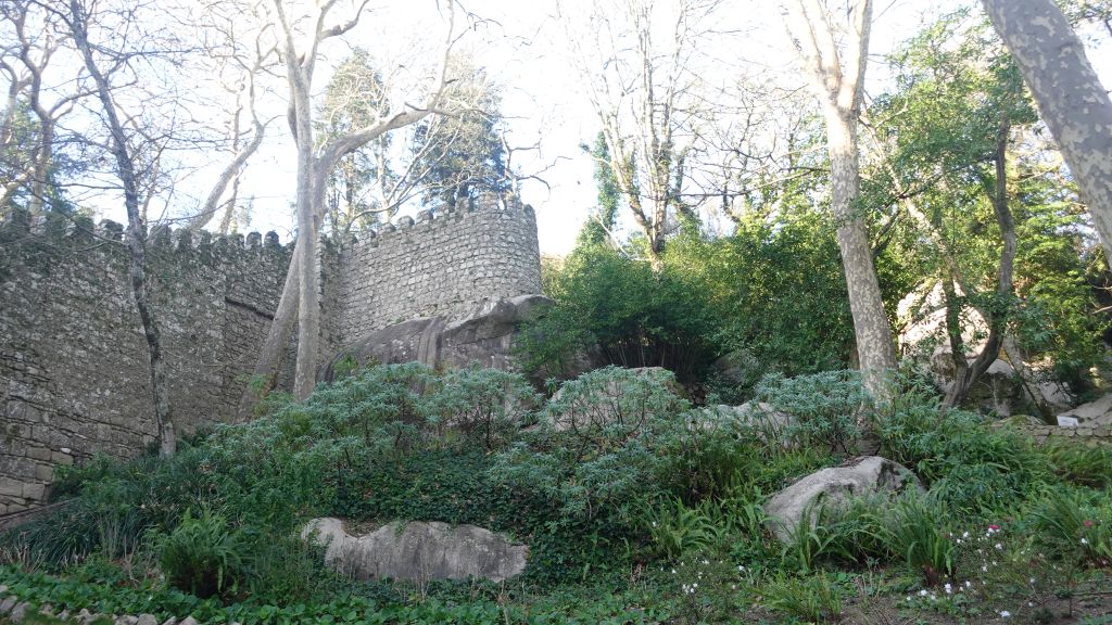 Bild vom Castelo dos Mouros in Sintra: leider nur noch Ruinen