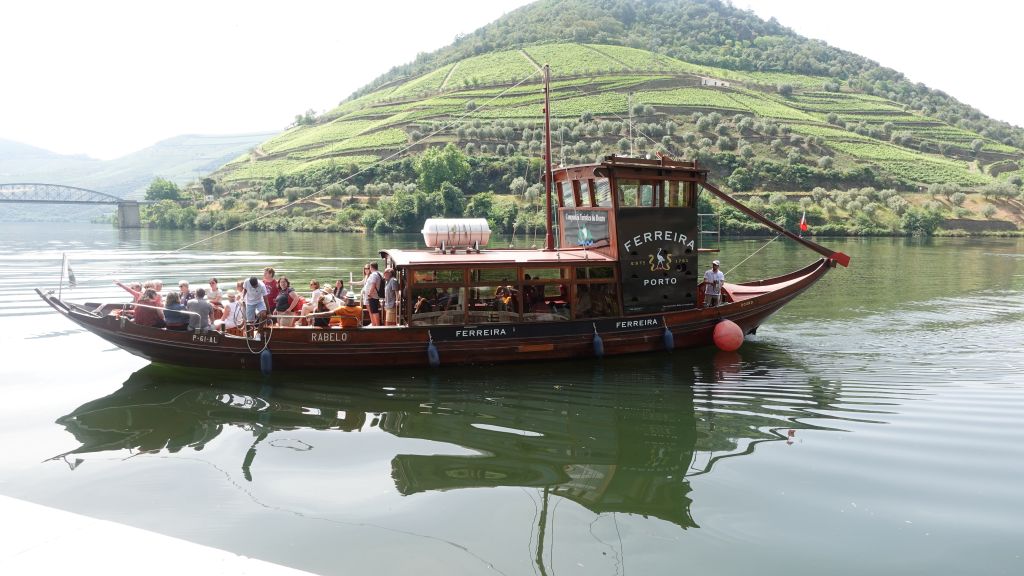 Typisches Rabelo-Boot auf dem Douro