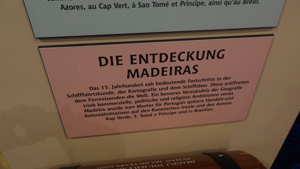Eindrucksvoll wird die Geschichte Madeiras aufgezeigt