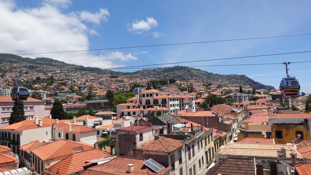 Fantastischer Blick von der Panoramaterrasse des Restaurants